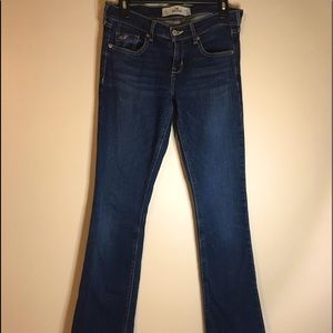 Hollister jeans social stretch 5L size 27/35 long dark wash